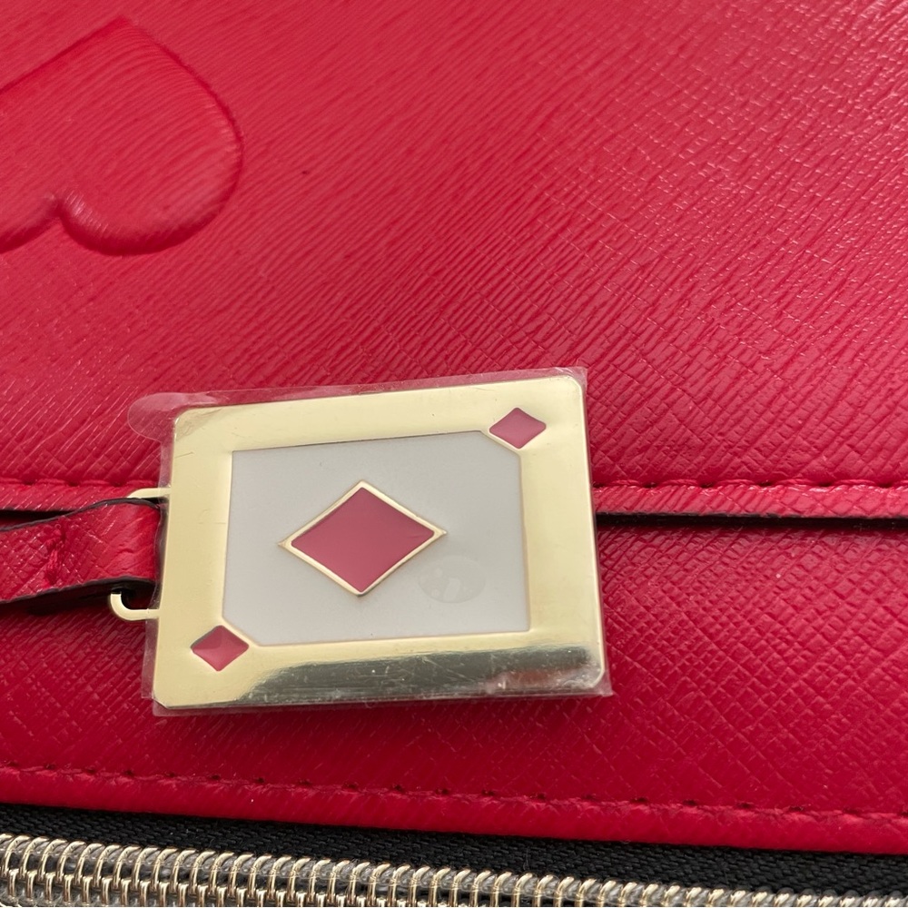 Estee Lauder Red Playing Cards Symbols Cosmetic Makeup Case - Picture 5 of 10